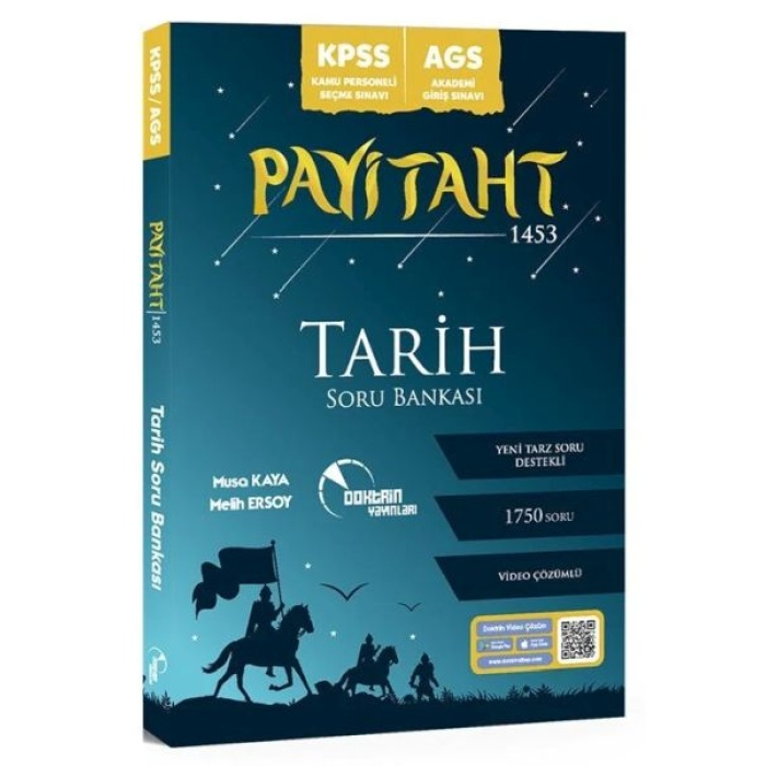 Doktrin KPSS MEB-AGS Tarih PAYİTAHT 1453 Soru Bankası Çözümlü