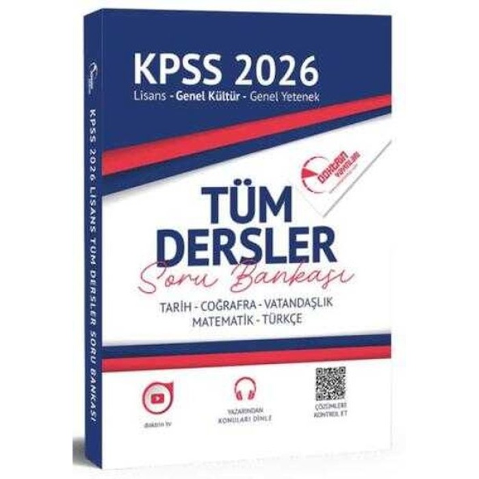 Doktrin Yayınları 2026 Kpss Genel Kültür Yetenek Tüm Dersler Tek Kitap Soru Bankası