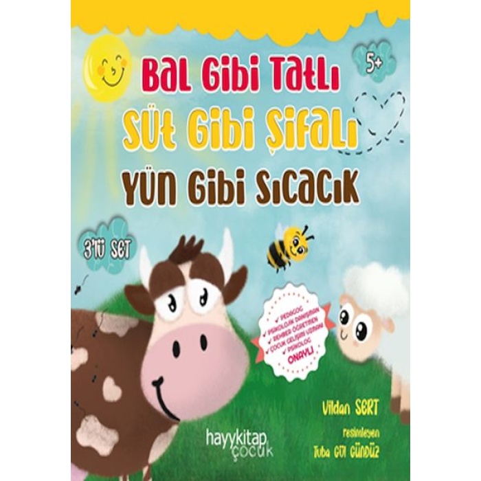 Bal Gibi Tatlı Süt Gibi Şifalı Yün Gibi Sıcacık 3’lü Set