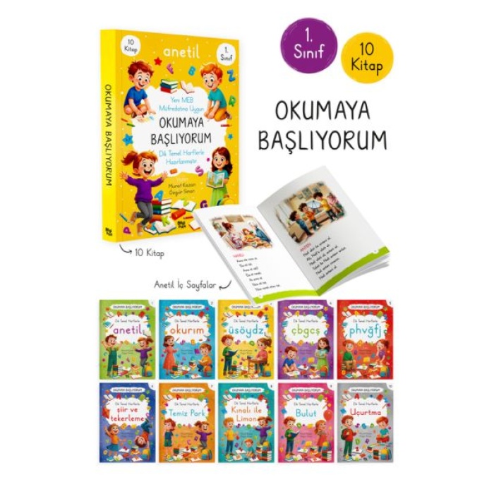 Okumaya Başlıyorum – ANETİL 10 Kitap