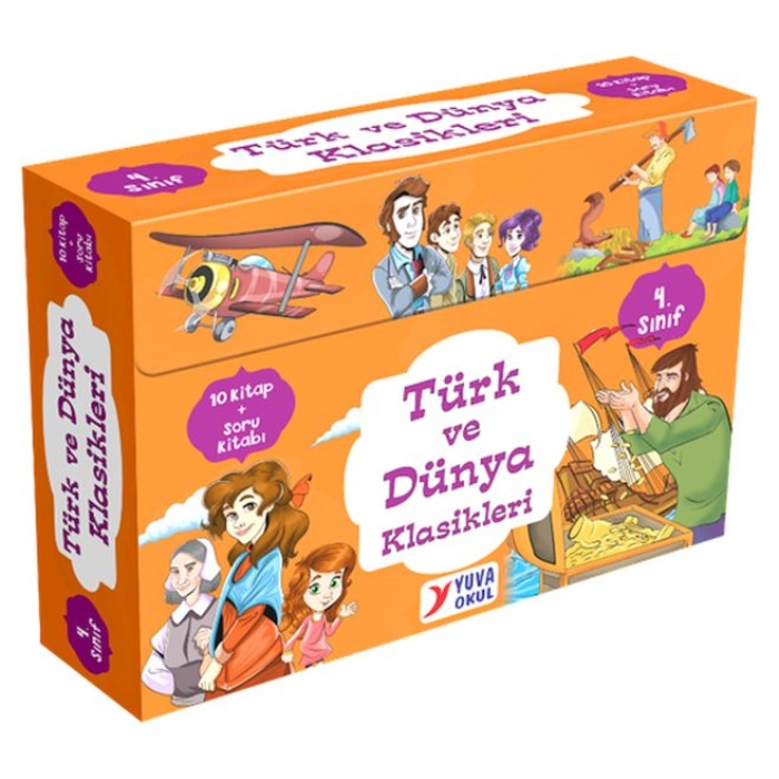 4. Sınıflar için Türk ve Dünya Klasikleri (10 Kitap)