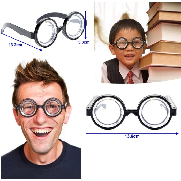 İnek Öğrenci Gözlüğü Şaka Gözlüğü - Lisinya