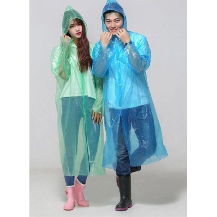 Tek Kullanımlık Çıtçıtlı Yağmurluk - Lisinya