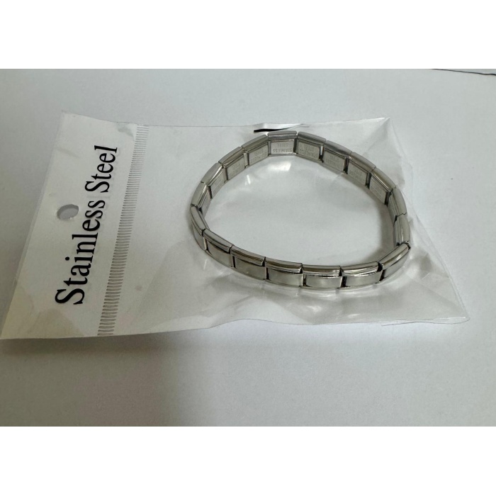 Paslanmaz Çelik İtalyan Charm Bileklik İç ve Dış  Yazılı Kaliteli