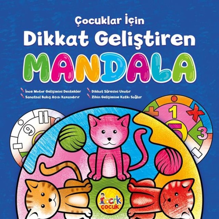 Çoçuklar İçin Dikkat  Geliştiren Mandala