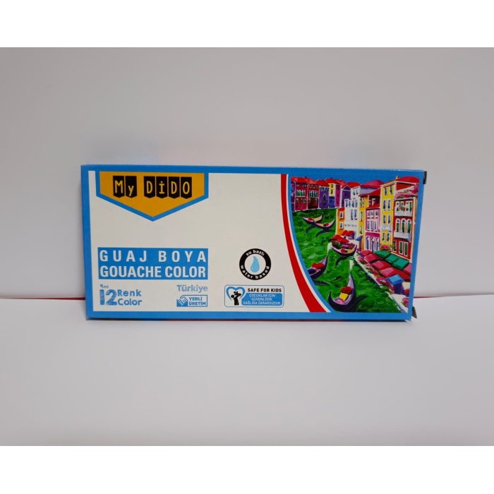 Guaj Boya 12 Renk  Tüp