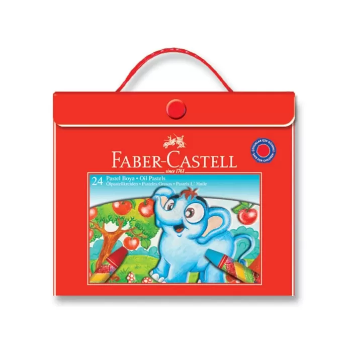 Pastel Boya Çantalı 24 lü