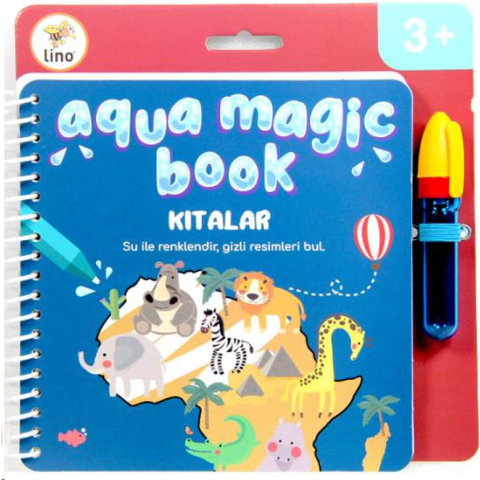 Aqua Magic Book Kıtalar (sihirli Boyama Kitabı)