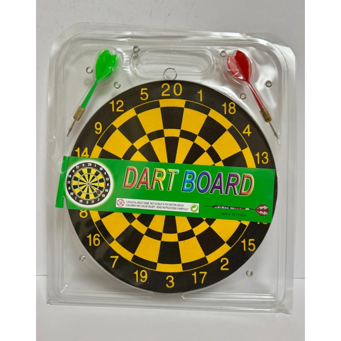 DART BOARD SETİ 2 DART OKLU KLASİK DART OYUNU