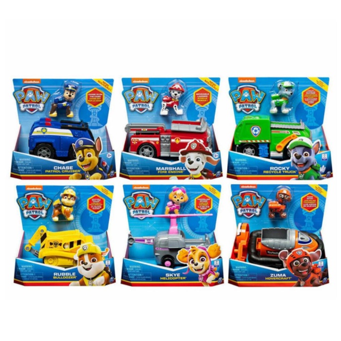 6052310 - PAW PATROL KURTARMA ARAÇLARI 6 AST (Lisinya)