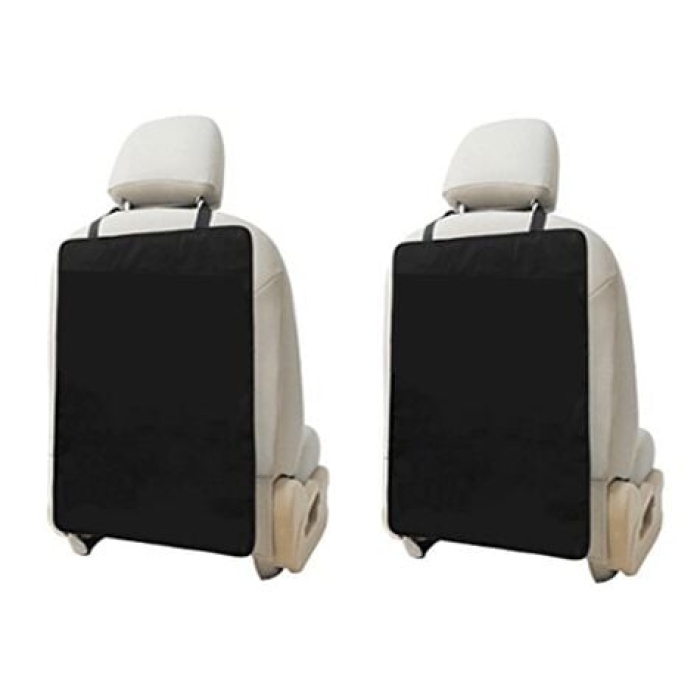 Araba Koltuk Arkası Koruyucu 2 li Kılıf - Siyah - Lisinya