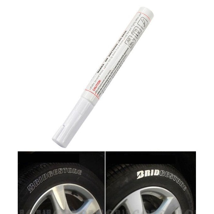 Lastik Yazı Kalemi - Beyaz - Lisinya