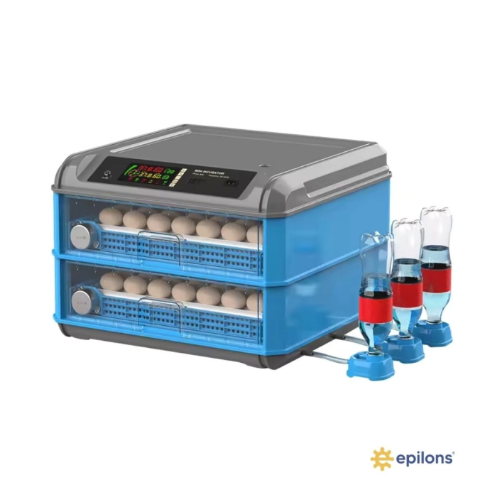 128 Yumurta Kapasiteli Tam Otomatik Kuluçka Makinesi - Civciv, Kaz, Hindi ve Ördek Yetiştiriciliği Epo-128M ( Lisinya )