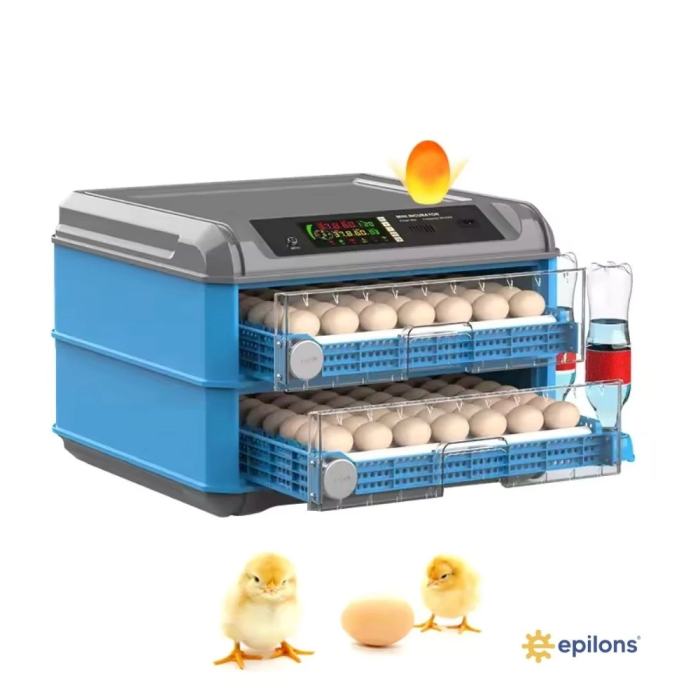 128 Yumurta Kapasiteli Tam Otomatik Kuluçka Makinesi - Civciv, Kaz, Hindi ve Ördek Yetiştiriciliği Epo-128M ( Lisinya )