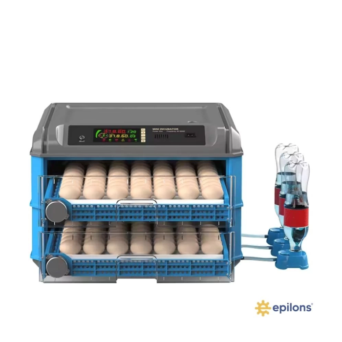 128 Yumurta Kapasiteli Tam Otomatik Kuluçka Makinesi - Civciv, Kaz, Hindi ve Ördek Yetiştiriciliği Epo-128M ( Lisinya )