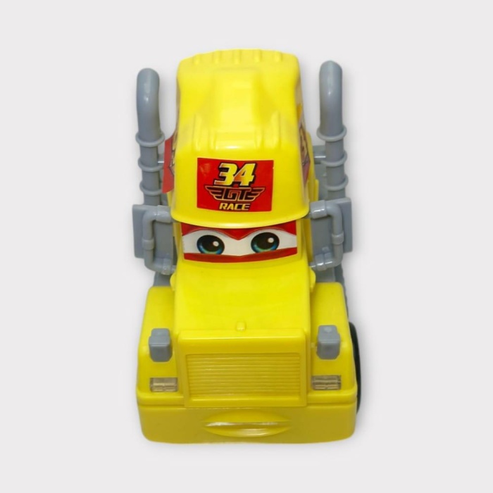 Sürtmeli Oyuncak Tır - Sarı  (Lisinya)