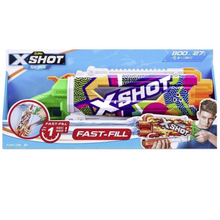 X-SHOT Su Tabancası - Hızlı Doldurma Fonksiyonlu - Ripple (Lisinya)