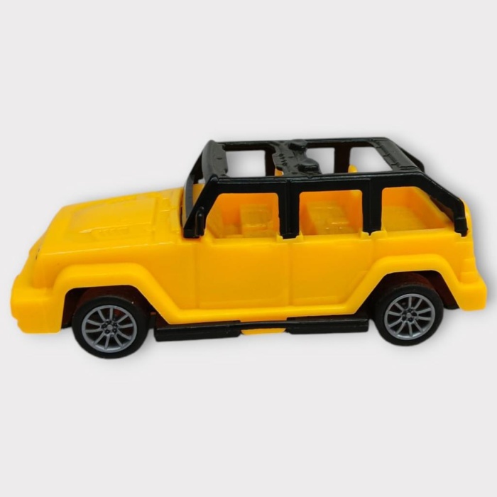 Çek Bırak Arabalar 10 Cm - Sarı Jeep (Lisinya)