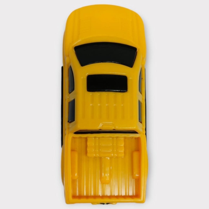 Çek Bırak Arabalar 10 Cm - Sarı Pick-Up (Lisinya)