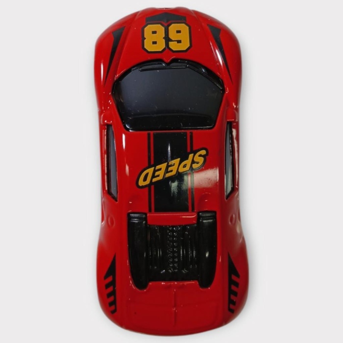 Metal Mini Arabalar  8 cm - Kırmızı - 4 (Lisinya)