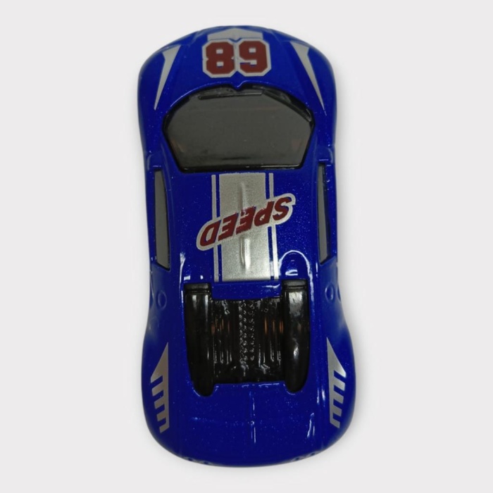 Metal Mini Arabalar  8 cm - Mavi - 2 (Lisinya)