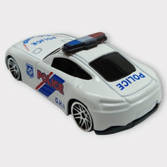 Metal Mini Polis Arabası  8 cm - Polis - 8 (Lisinya)