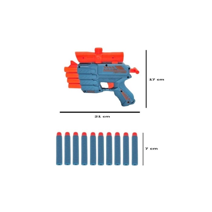 5757 - SÜNGER ATAN TABANCA 10 YEDEK MERMİ (Lisinya)