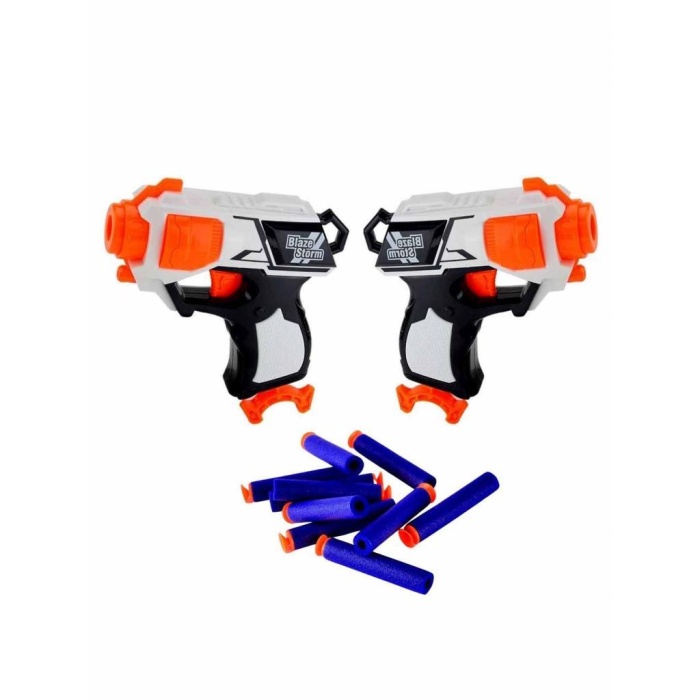 6060 - SÜNGER ATAN TABANCA 2 Lİ 10 YEDEK MERMİ (Lisinya)