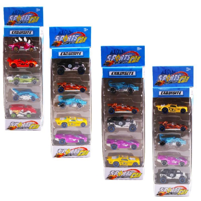 3999-5 - SPORTS CAR 5 Lİ ARABA SETİ (Lisinya)