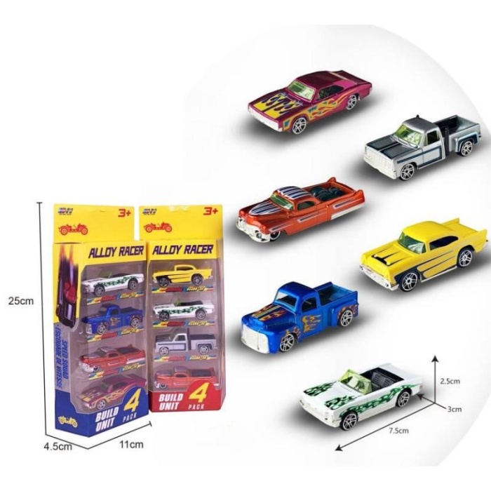 780-413 - METAL 4 LÜ ARABA SETİ (Lisinya)