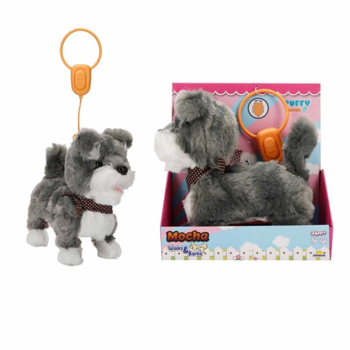 Peluş Yürüyen Sesli Köpek Mocha - FT-B024 (Lisinya)
