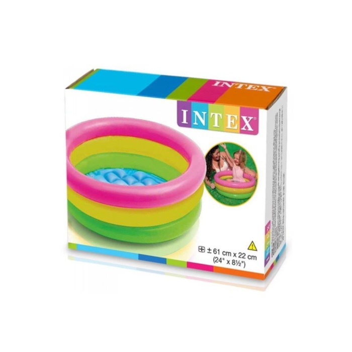 57107 - INTEX - HAVUZ 3 RENKLİ ŞİŞME 61 X 22 CM (Lisinya)