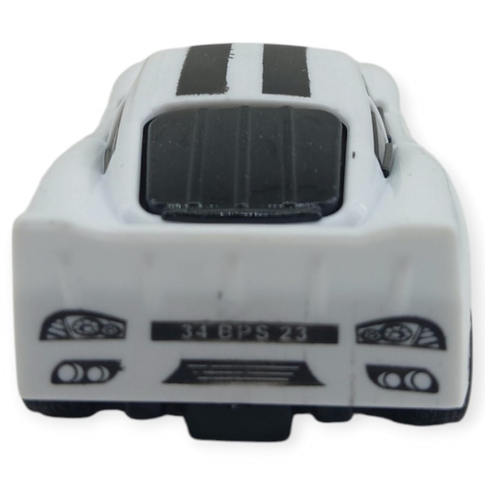 Çek Bırak Nascar Arabası 10.5 Cm - BP-035-BEYAZ (Lisinya)