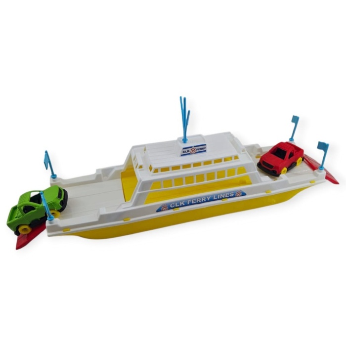 Feribot Araç Taşııyan Gemi 45 cm - Sarı (Lisinya)