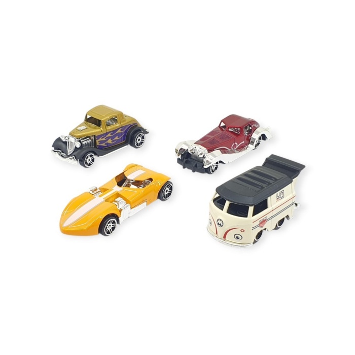 Alloy Racer 4lü Araç Seti - 780-413   (Lisinya)