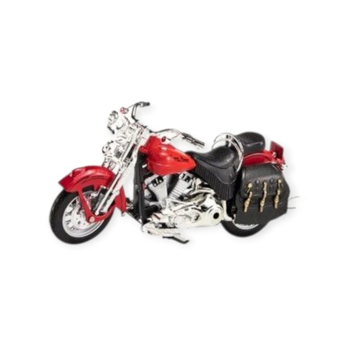 1:12 Ölçekli Model Motosiklet - Classic - HX796 - Kırmızı (Lisinya)