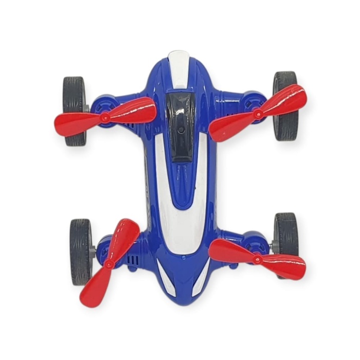 Sürtmeli Drone Araba Hareketli Pervane - Mavi (Lisinya)
