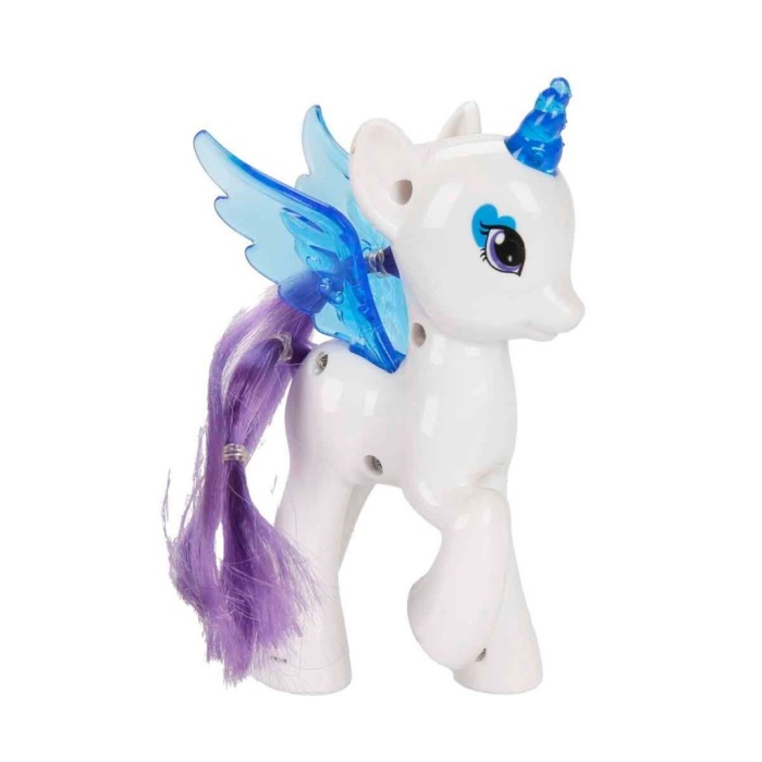 Işıltılı Pony Figür - Işıklı Figür - Mavi (Lisinya)