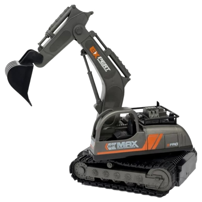 İş Makinaları Serisi - Şarjlı Uzaktan Kumandalı Excavator - Sarı (Lisinya)