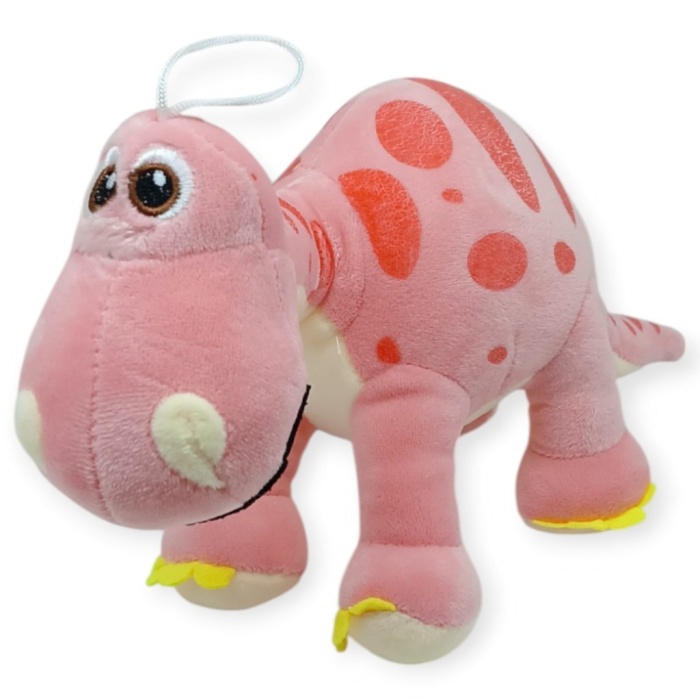 Sevimli Peluş Dinazor Turko Dino 35 cm - Pembe (Lisinya)