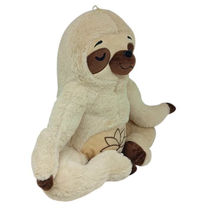 Peluş Yogacı Tembel Hayvan 40 cm - Kahverengi (Lisinya)