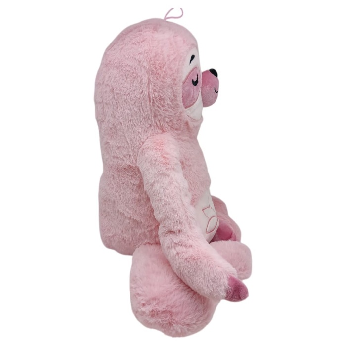 Peluş Yogacı Tembel Hayvan 40 cm - Pembe (Lisinya)