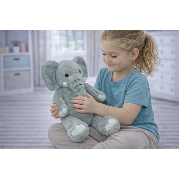 Peluş Sevimli Hayvanlar 35 cm - Fil (Lisinya)