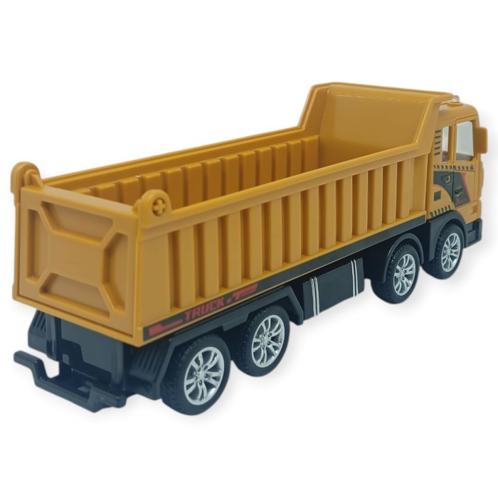 İş Makinaları Serisi - Sürtmeli Kamyon 18 cm  - Kamyon (Lisinya)