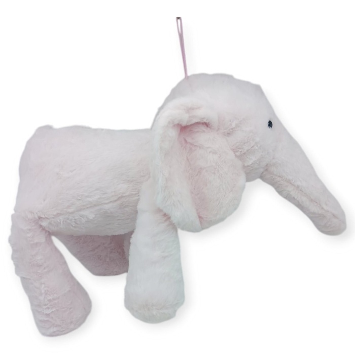 Peluş Sevimli Hayvanlar 65 cm Uyku Arkadaşım Fil - Pembe (Lisinya)