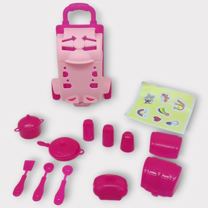 Sürpriz Oyuncak Pazar Arabası - 10 Parça - 02104 (Lisinya)