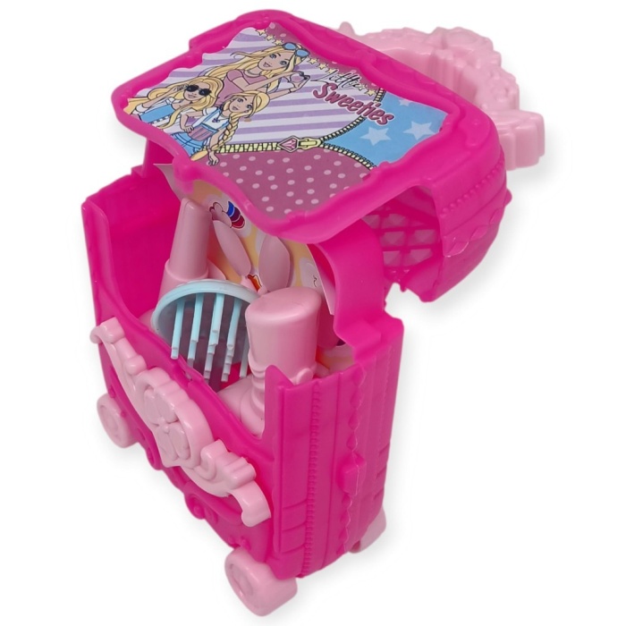 Sürpriz Oyuncak Valiz Güzellik Seti - 5 Parça - 02102 (Lisinya)