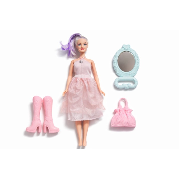 Moda Seti - Aksesuarlı 30 cm Bebek Seti  (Lisinya)