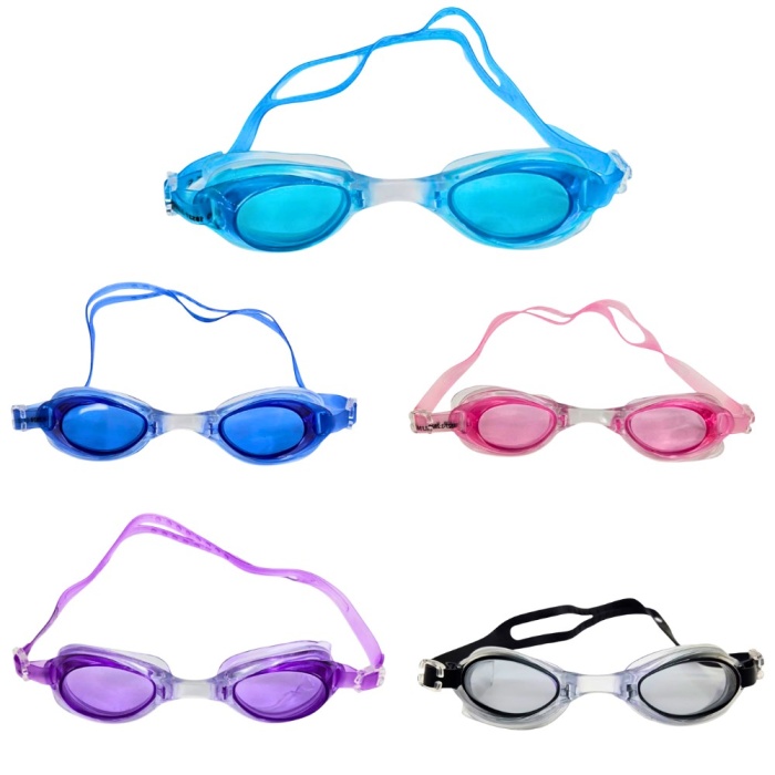 Silikon Yüzücü Gözlüğü Şeffaf Taşıma Çantalı + Kulaklık Hediye - RH7100 (Lisinya)