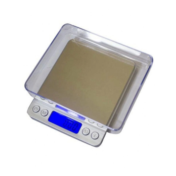 Kare Laboratuvar ve Kuyumcu Hassas Terazi 500 Gr 0.1-2 Kg 0.01 ( Lisinya )